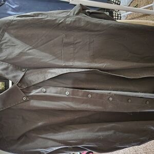 Men's Black Button-Up Jacket